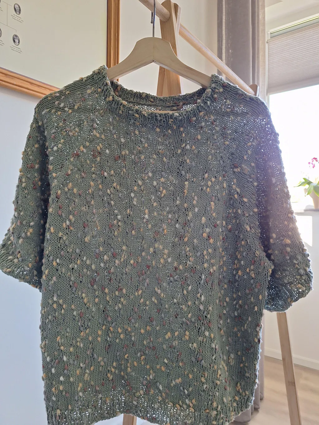 Popcorn 013 Resedagroen/beige/camel/nougat