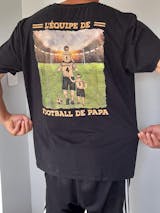 Tshirt personnalisé pour Papa | Cadeau personnalisé pour Son Père  | L'équipe de football de papa