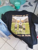 Tshirt personnalisé pour Papa | Cadeau personnalisé pour Son Père  | L'équipe de football de papa
