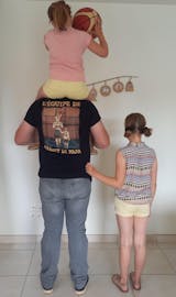 L'équipe de basket de papa -Tshirt personnalisé pour Papa