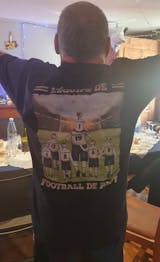 Tshirt personnalisé pour Papa | Cadeau personnalisé pour Son Père  | L'équipe de football de papa