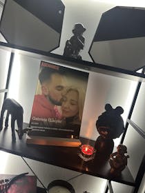 Nasz własny film - Prezent dla zakochanych - Druk na szkle z podstawką