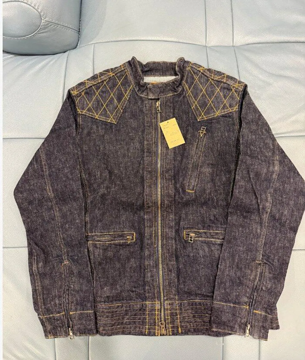 ジャケット・アウター JAPAN CALF NATURAL DYED SINGLE RIDERS