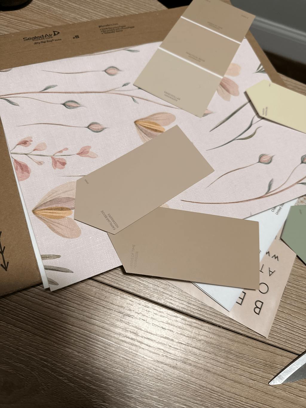 Botanical Wildflowers Mural