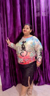 Sequins Bodycon Skirt