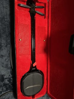 真壁型 黒塗り オールブラックデザイン三線