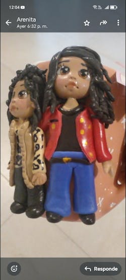 Taza personalizada de dos figuras