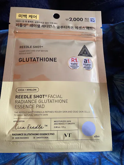 VT - Reedle Shot Facial Radiance Glutathione Essence Pad 8ea Koreabe VT - Reedle Shot Facial Radiance Glutathione Essence Pad 8ea Koreabe