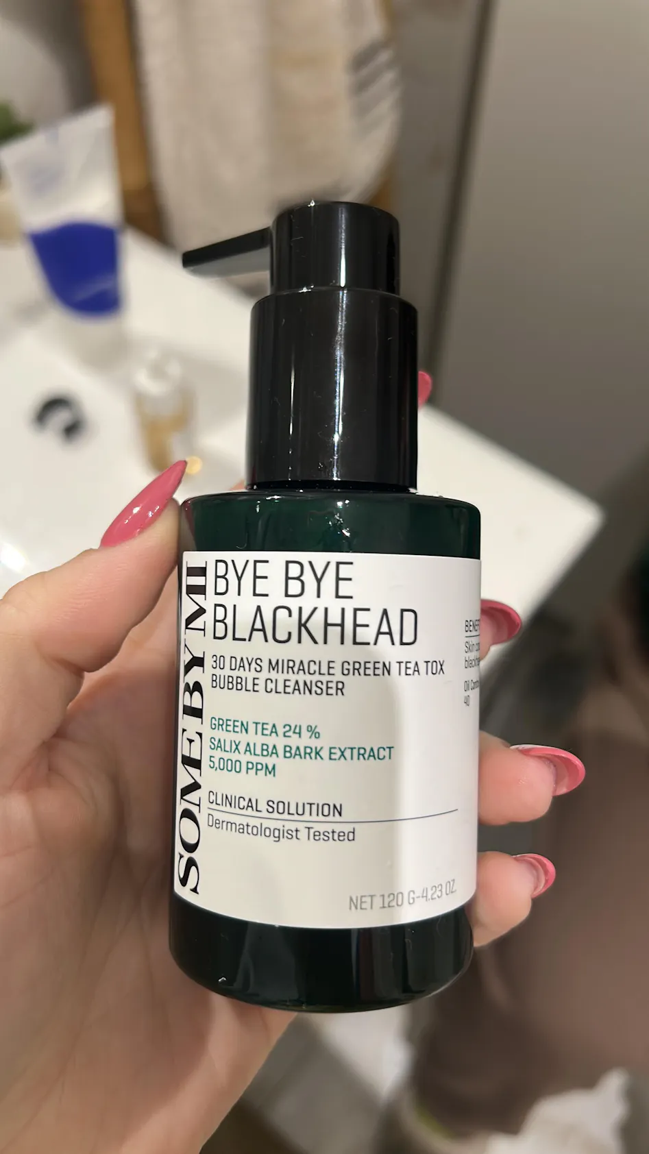 Some By Mi Bye Bye Blackhead 30 Days Miracle Green Tea Tox Bubble