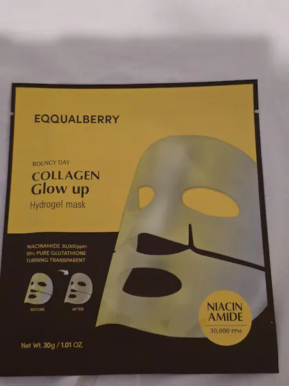 EQQUALBERRY - Collagen Glow Up Hydrogel Mask Korean-Skincare EQQUALBERRY - Collagen Glow Up Hydrogel Mask Korean-Skincare