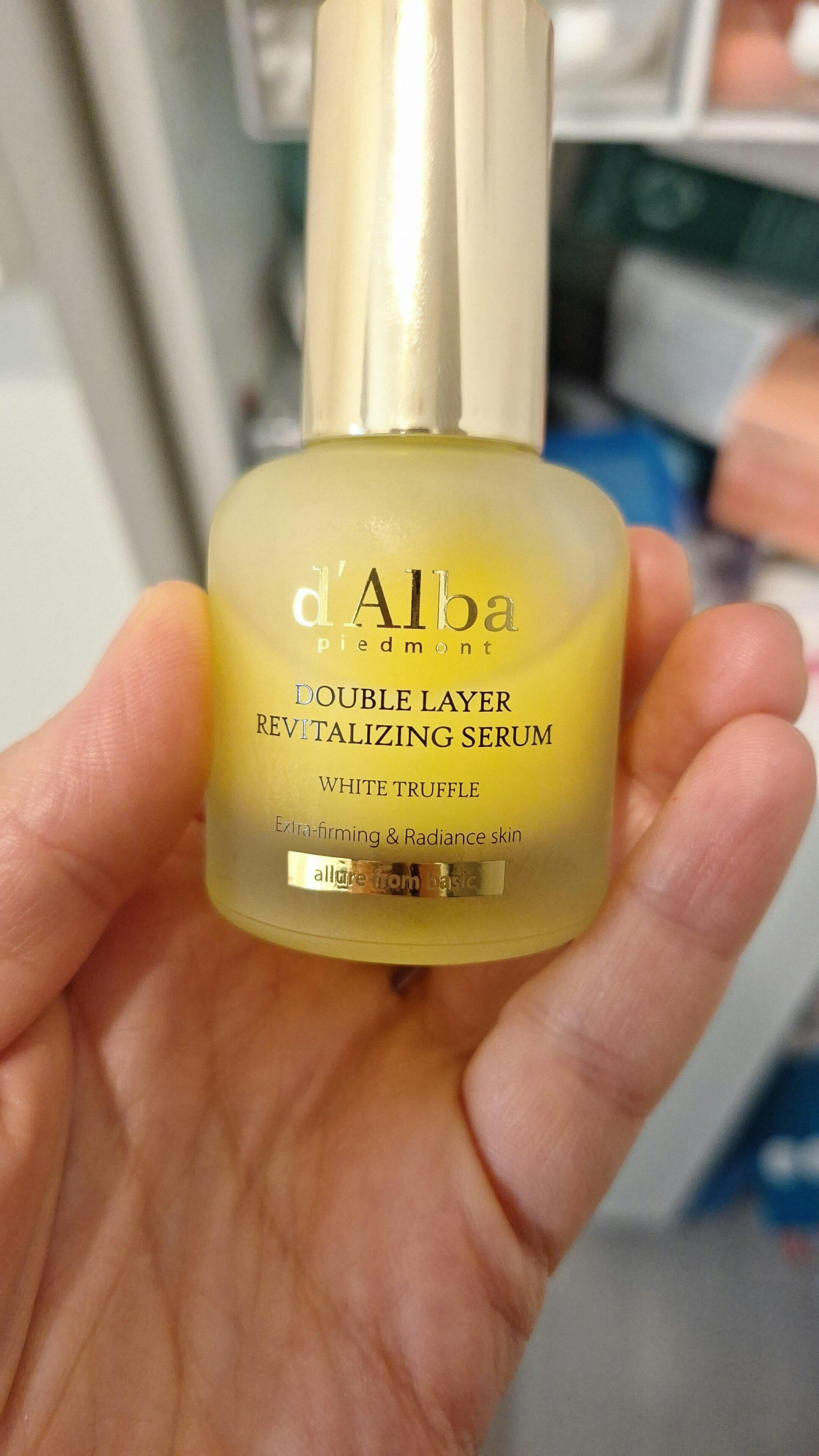 d'Alba - White Truffle Double Later Revitalizing Serum – Korean