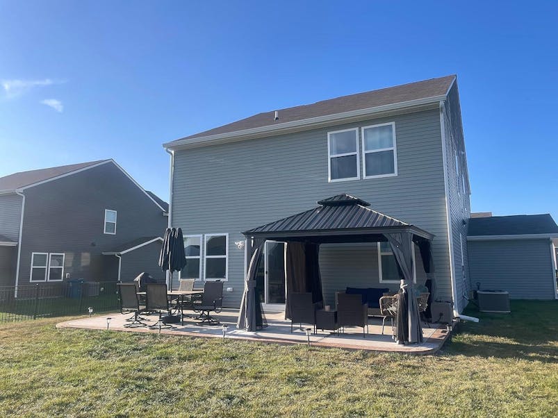 Kozyard Alexander 12' X 12' Hardtop Gazebo, Aluminum Metal Gazebo with Galvanized Steel Double Roof Canopy, Curtain and Netting