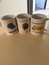 Ohne Kaffi Nix Schaffi - Tasse