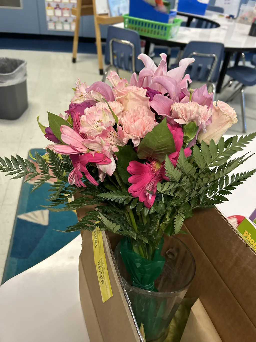 Perfectly Pink Wrapped Bouquet