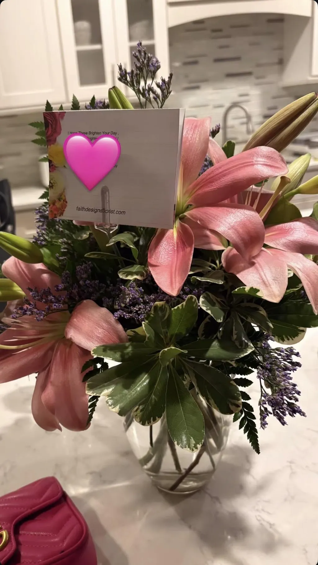 Pretty Pink Lilies