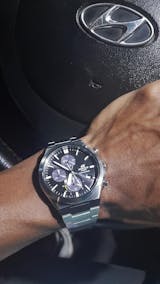 RELOJ  PARA HOMBRE CASIO EDIFICE EQS950D-1AVUDF - PLATEADO