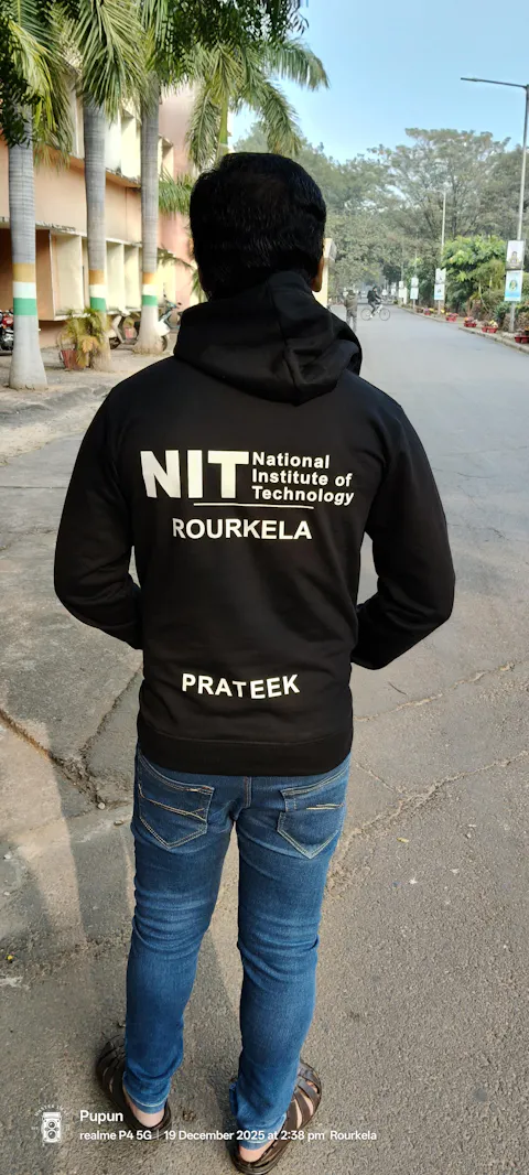The NIT Rourkela Minimalist Hoodie - 320GSM