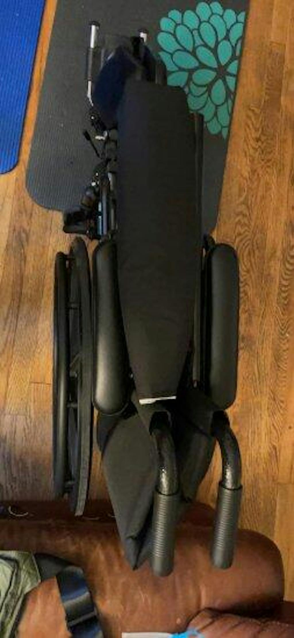 Electric Stair Climbing Wheelchair — Caregiver-Operated, Tracked for Straight Stairs ≤50°, 350 lb (160 kg), 24V Li-ion