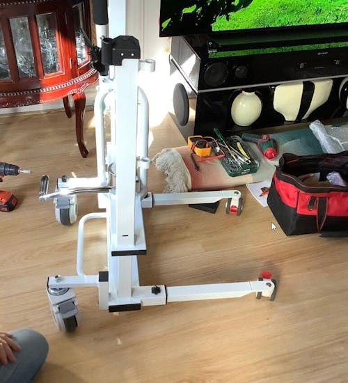 Patient Chair Transferred Lift Wheelchair Removable Split Type Wheelchair 250 lb