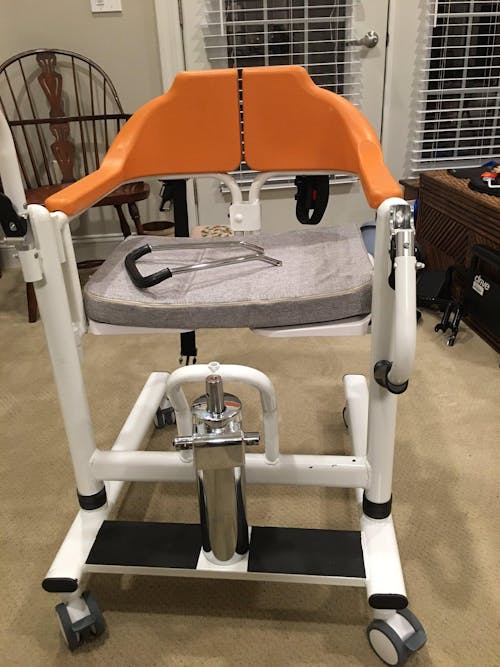 Patient Chair Transferred Lift Wheelchair Removable Split Type Wheelchair 250 lb