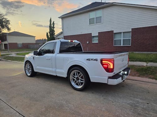 Full LED Tail Light Fit w Blind Spot for 2021-2025 Ford F150 F-150 Sequential Lights