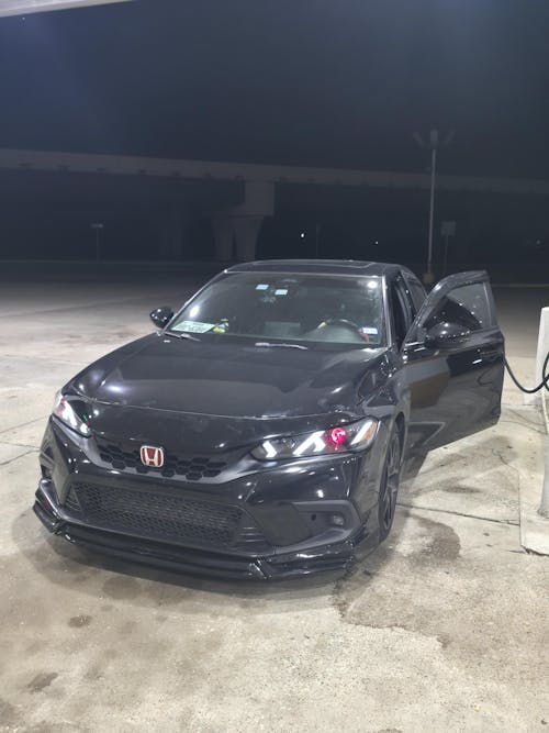 LED Headlight Assembly for 2022-2025 Honda Civic 11th Gen Sedan 4-Door, Plug & Play, Devil Eye, Easy Installation