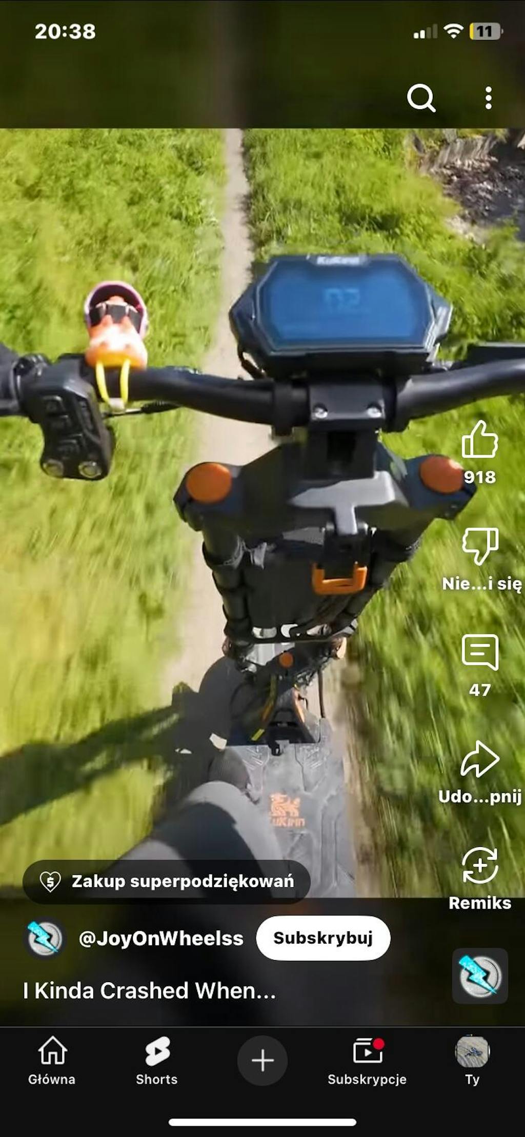 Hulajnoga Elektryczna Kukirin G2 Pro VMP | Prędkość Maksymalna 25KM/H | Zasięg 65KM | 500 Wh