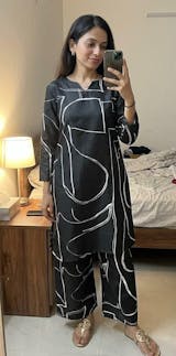 Signature Eclipse Abstract Cotton Co-ord Set