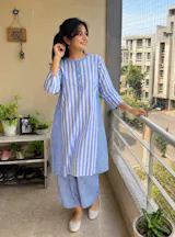 New Beautiful Cotton  Kurti Pant
