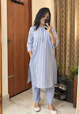 New Beautiful Cotton  Kurti Pant