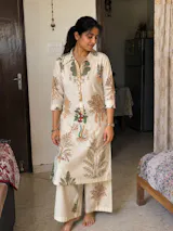 Subtle Printed Cotton Co-ord Set