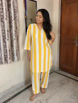Sunshine Stripe Co-Ord Set
