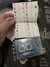 Carimbo Personalizável para Roupas + Presentes (120 adesivos personalizados + 1M Fita Branca) + Frete Grátis - Tinta Preta