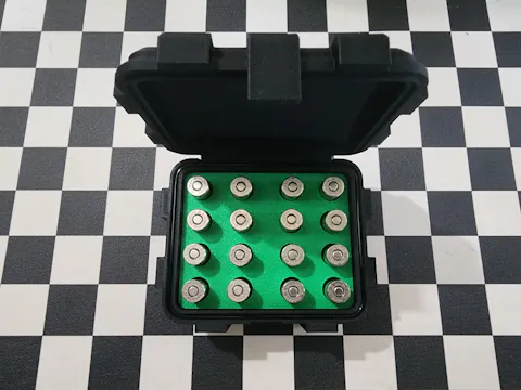 9mm Luger Ammunition Storage Container - Crate Box Style - 16 rounds (Kustom Request)