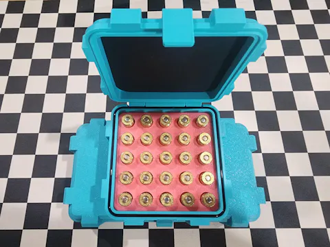 9mm Luger Ammunition Storage Container (Kustom Order- Crate Box Style - 25 rounds