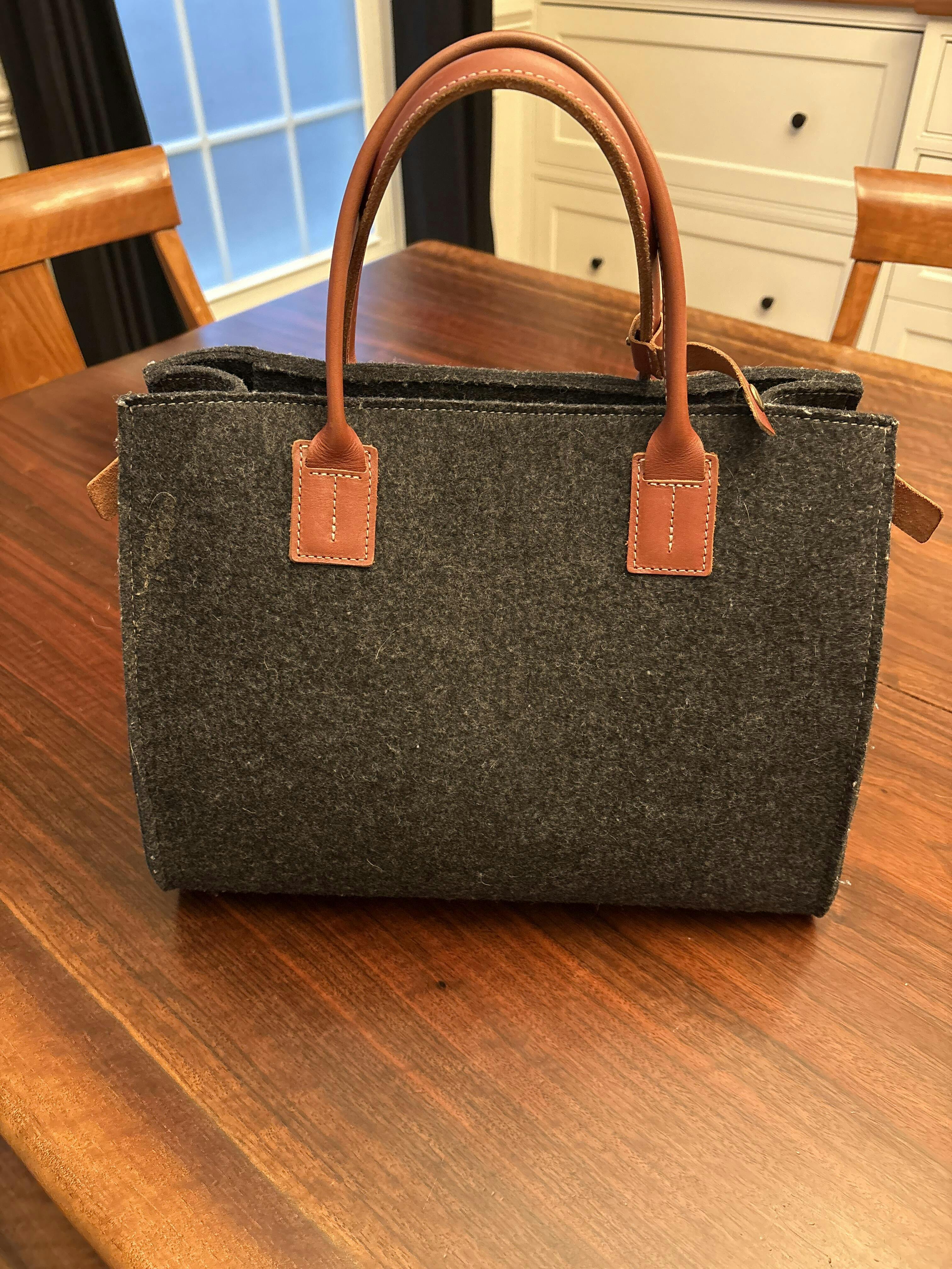 Kyrgies Handmade Wool Handbag