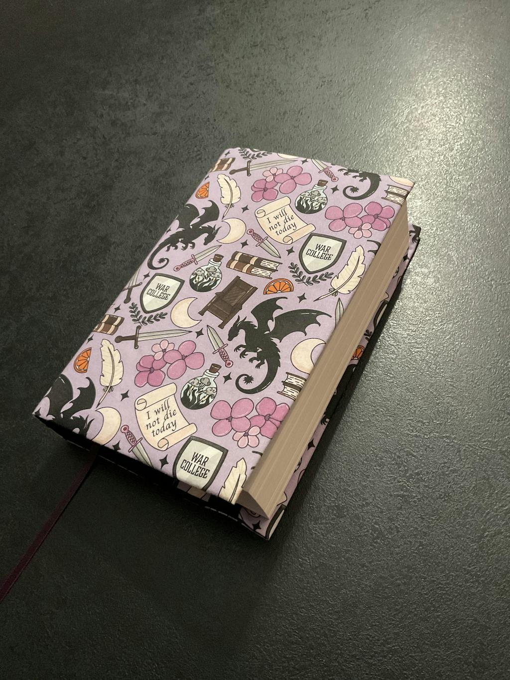 Couvre-livre - Violet