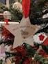 Étoile de Noël en bois personnalisée - Mon Premier Noël