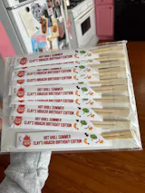Hibachi Party Personalized Chopstick Sleeves