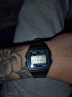 Reloj Casio Digital Unisex F-91W-1D