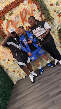 Lacelocks Nylon Shorts (Royal)