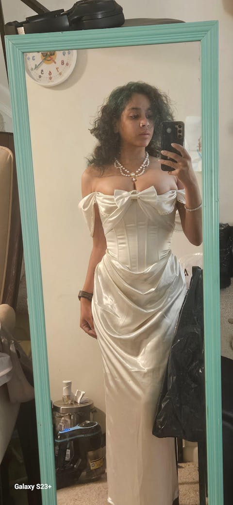 "Joan of Arc" Corset Dress