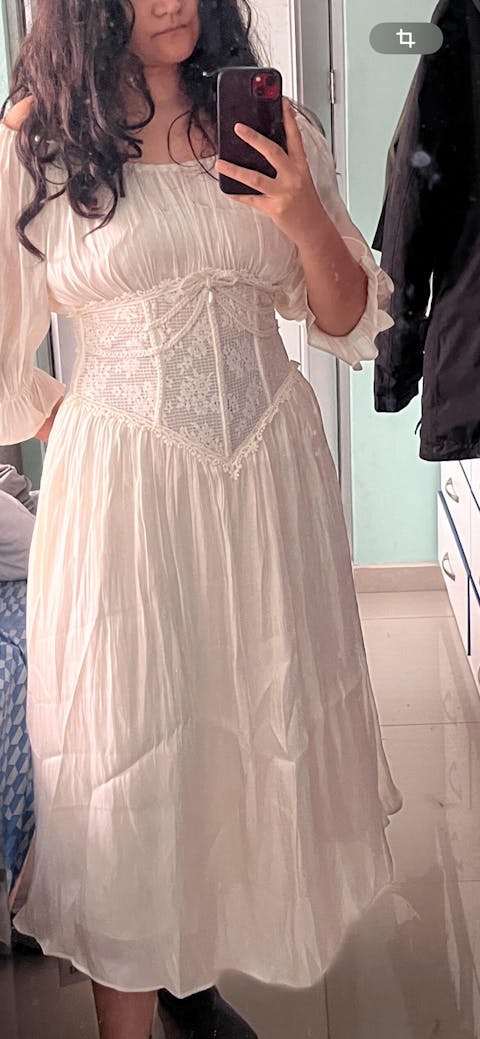 "Du cocon au papillon" Corset Dress
