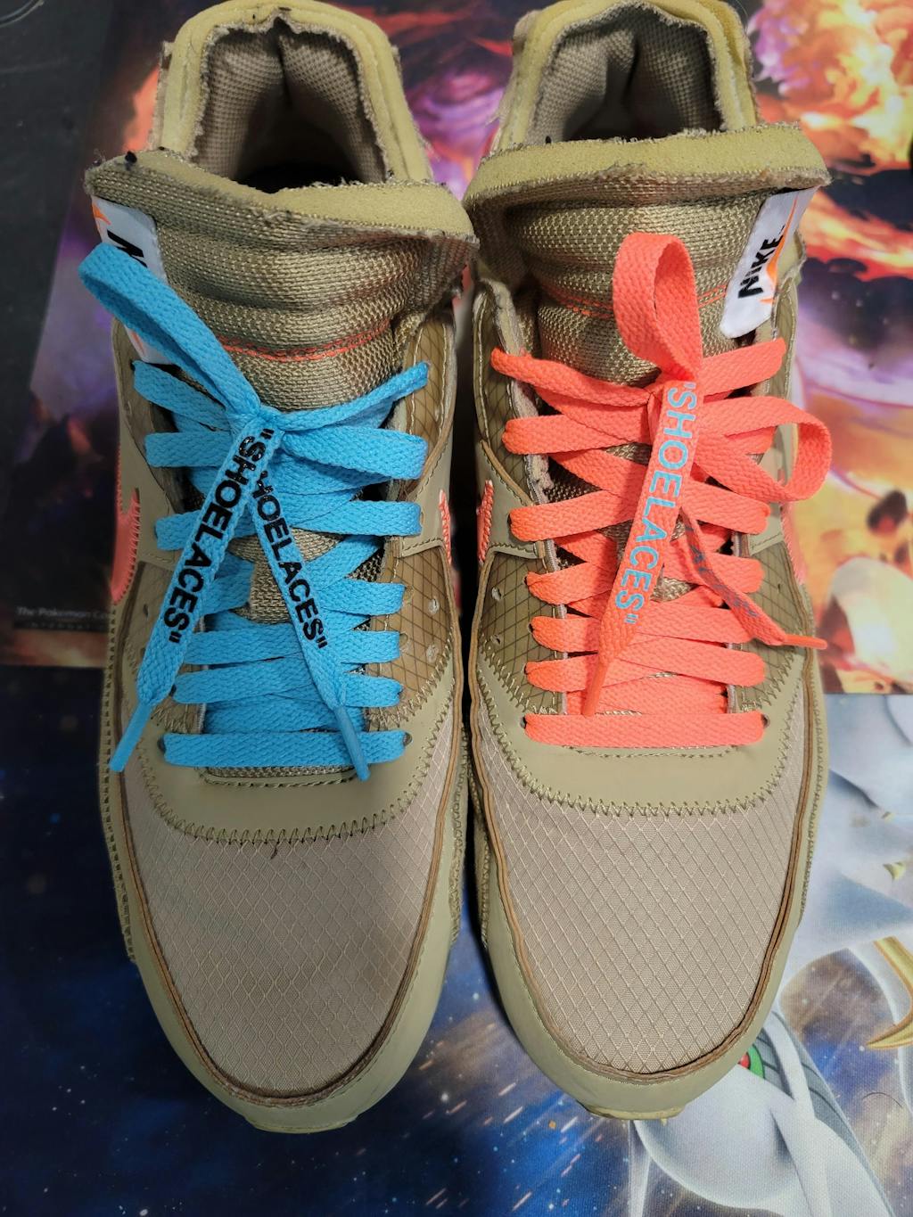 Teal -  "SHOELACES"  inspired by OFF-WHITE x Nike- Flat Laces