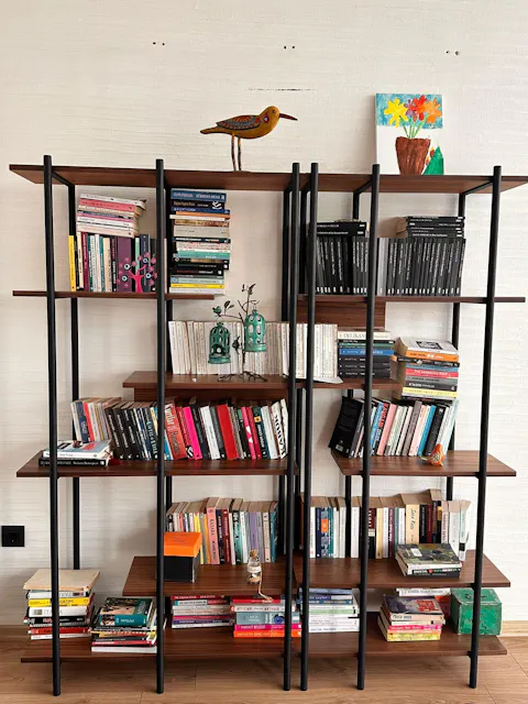 Harmonia Kitaplık Ahşap Raf Metal Çerçeve - 170 cm
