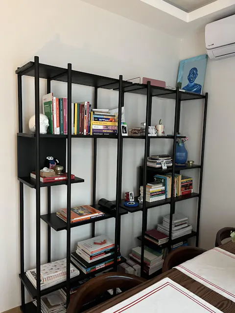 Harmonia Kitaplık Ahşap Raf Metal Çerçeve - 170 cm