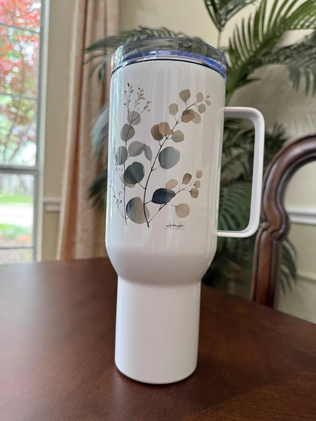 Peace in Christ, Christian Travel Tumbler with Bible Verse Philippians 4:6-7