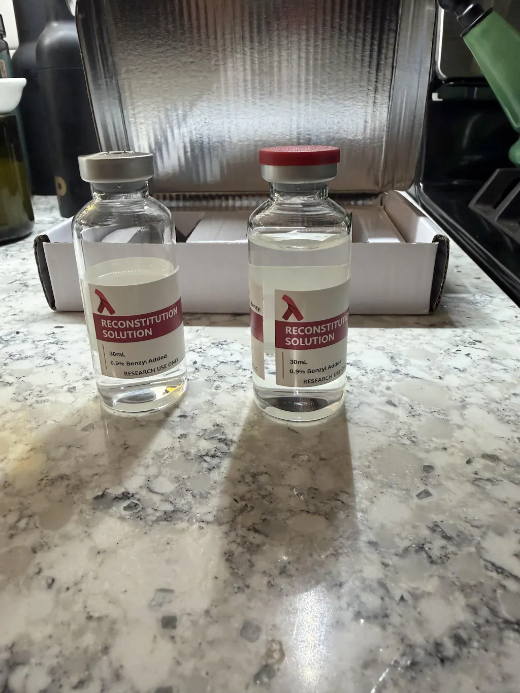 lambda bac water BAC Water 30mL (6 Pack) | Reconstitution Solution