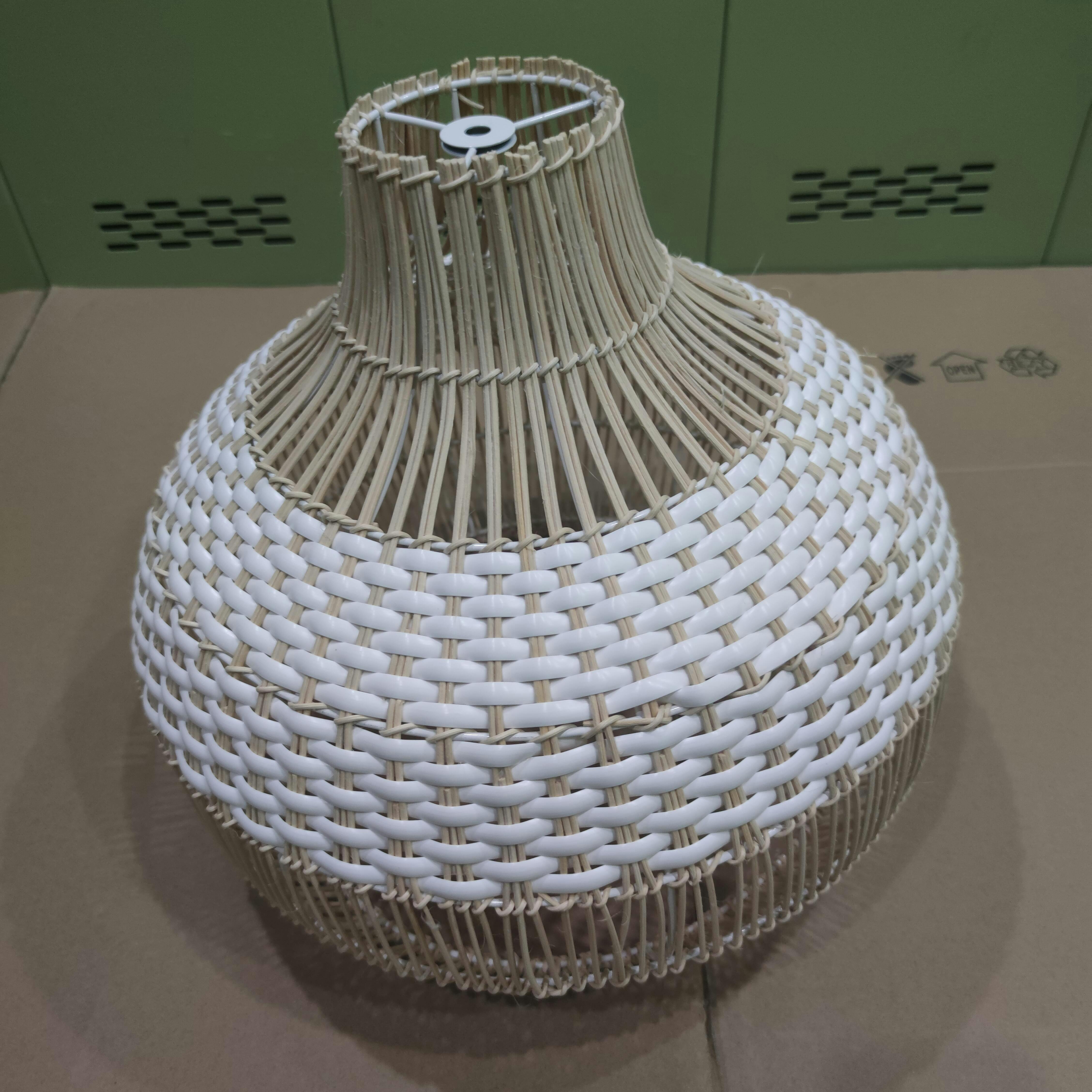 Pendant Light Rattan Kitchen Island Wicker Basket Pendant Light