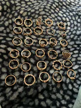 30pcs/Lot Factory Wholesale Alloy Finger Rings for Women – Hot New Big Flower, Cutout Skull, Spider, Animal, Leaf & Snake Designs